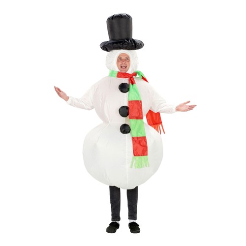 Inflatable snowman adult - inflatable,