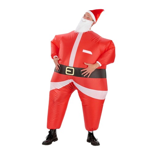 Inflatable santa adult costume - santa,