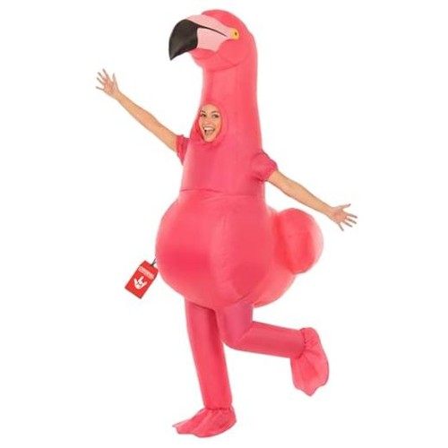 Inflatable flamingo costume - inflatable,